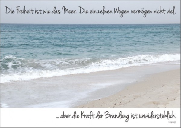Postk. Meeres Freiheit