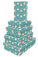 Kart. Recht. Snowman 5tlg. Kart. Recht. Snowman 5tlg.