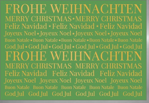 Umschlagk. Green Christmas United