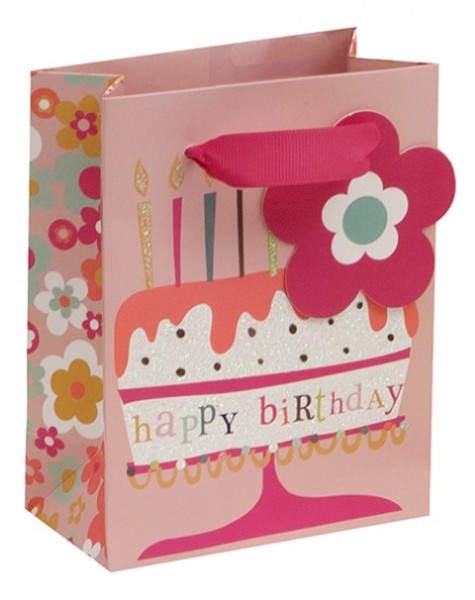 Happy Birthday Cake Bag mini