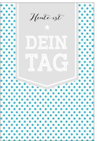 Umschlagk. NP Dein Tag blau