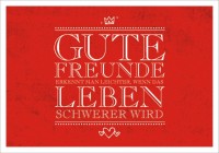 Postk. LQ Gute Freunde Postk. LQ Gute Freunde