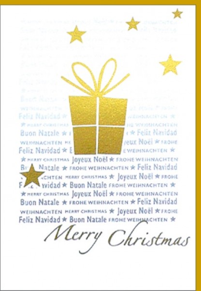 Umschlagk. Päckch. Merry Christmas