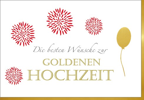 Umschlagk. gold Hochzeit