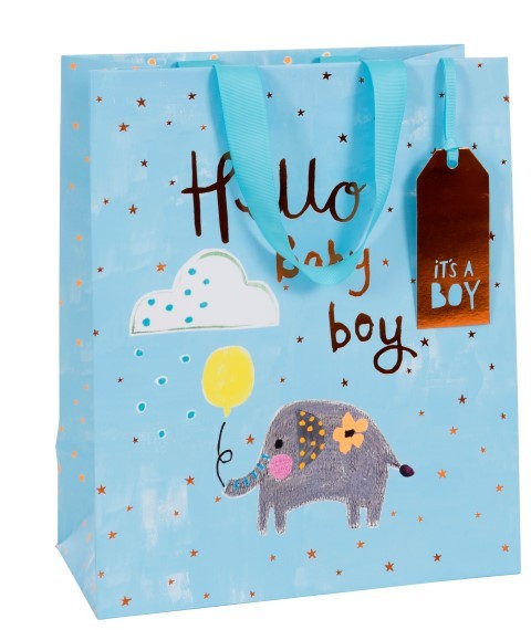 Hello Baby Boy Bag large