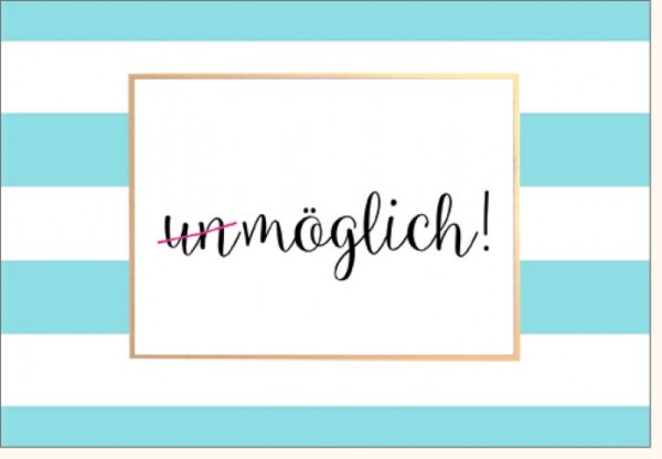 Umschlagk. Möglich!